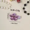 Presilhas de cabelo florais europeias e americanas para franja lateral de bebê, totalmente cobertas em tecido, acessórios de cabelo não danificantes para bebês e crianças pequenas, atacado