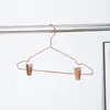 Perchas Metálicas Estilo Nórdico para Uso en Casa en Interiores, Perchas Doradas para Tiendas de Ropa, Perchas Sólidas para Ropa, Pinzas para Pantalones de Armario