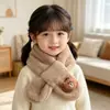 Bufanda de Otoño e Invierno para Niños, Calentador de Cuello de Felpa Lindo de Dibujos Animados, Estilo Coreano para Niñas y Niños, Bufanda para Cuello de Bebé Estilo Año Nuevo