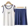 Conjunto de Colete e Shorts Infantil, Roupa de Verão Infantil, Novo Conjunto de Colete e Shorts de Verão para Bebê, Youkesi Classe A