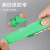 Produção de fita de papel verde de alta aderência para mascaramento cobertura de tinta spray sem resíduo de tinta costura sem emendas papel especial Atacado