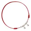 Pulsera de Hilo Rojo con Cascabel de Plata S925 para Hombres y Mujeres Pulsera Tejida de Paz Regalo para Mejor Amigo Pareja Estudiante Tobillera Hecho a Mano