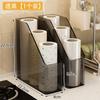 Yx3266 Soporte de Almacenamiento para Envoltura de Plástico Caja Cocina Sellado y Organización de Bolsas de Plástico Artefacto de Almacenamiento para Bolsas de Plástico Desechables