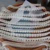 Exquisito hilo de algodón soluble en agua, accesorios de encaje bordado hechos a mano, accesorios de bricolaje, correa de hombro, tela de decoración del hogar