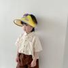 Sombrero de sol infantil de Ultraman tiembla con el mismo sombrero de copa vacío que cambia de color sombrero de sol transpirable de ala ancha para niños