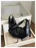 2026 Bolsa Mini de Cordão Poá Estilo Coreano Tecido Fresco Macio Bolsa de Axila Simples Feminina Versátil Transversal para Mulheres