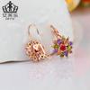 Pendientes Evelle Flor de Nieve Zirconia AAA Pendientes de Novia Cena Europa y América Más Vendidos Monopolio Transfronterizo JIE042