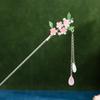 Super hada lirio de la campana orquídea borla pequeño fresco pasador nuevo chino pasador antiguo cheongsam ropa china tocado accesorios al por mayor