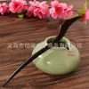 Mercadorias genuínas Pente de ébano pente de alto padrão diy estilo antigo acessórios de cabelo com balanço passo Pente de madeira novo estilo chinês adorno de cabeça feminino