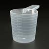 Cuchara medidora de plástico transparente líquido de 100 ml leche en polvo condimento harina máscara cuchara medidora de 50 g con vaso medidor graduado