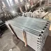 Suportes de aço transfronteiriços personalizados, suportes de aço galvanizado ajustáveis para construção, chapas de aço impermeabilizantes, componentes pré-embutidos para canteiros de obras