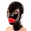 Capucha Sexy de Látex, Máscara de Látex con Cremallera, Cosplay de Juego de Rol, Una Pieza Envío Directo para Diversión de Adultos