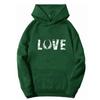 Sudadera con capucha nueva de primavera y otoño 2025 transfronteriza, moderna, estampada, holgada, unisex, para mujer, al por mayor