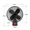 Ventilador Eléctrico de Camping al Aire Libre Tienda de Campaña Dormitorio Fuente de Alimentación Móvil Ventilador Eléctrico de Litio Inalámbrico Portátil