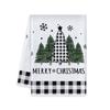Cross-Border Jit Dropshipping Toalha de Prato de Cozinha de Natal Decoração de Atmosfera de Mesa de Jantar Toalha de Feriado Toalha de Mão Absorvente