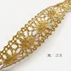 2cm Ouro e Prata Filigrana Recorte Renda a Laser Artesanato Boneca Tecido Feito à Mão DIY Acessórios Decorativos para Roupas