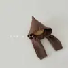 Gorro y bufanda cálidos de otoño e invierno todo en uno para niños y niñas, color liso, combinable, gorro tipo chal, gorro de lana tejido, invierno