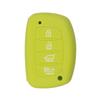Adecuado para la moderna funda de silicona para llave inteligente de 4 llaves Sonata I40, funda para llave con pegamento suave, funda para dispositivo antirrobo para control remoto de automóvil.