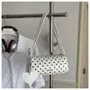 2026 Moda de Lunares Verano Nuevo Gran Capacidad Lindo Corazón Moderno Simple Bolso de Mano Bolso de Hombro para Mujer