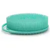 Escova de shampoo massageadora dupla face de silicone, limpador de couro cabeludo macio, escova de banho anti-coceira, escova de chuveiro unissex para casa