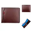 Produto Novo Transfronteiriço 2025 Carteira Masculina Curta com Múltiplos Porta-Cartões, Porta-Cartões Leve e Simples Venda por Atacado Novo Estilo Horizontal