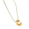 Nueva Moda de Lujo Ligero Cadena para Clavícula de 26 Pliegues Collar Acero de Titanio Color Dorado 18K Joyería Resistente al Color Accesorios Versátiles
