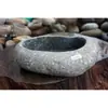 Macetas Pequeñas de Inspiración Zen, Macetas de Piedra, Macetas para Suculentas, Macetas para Juncos, Macetas para Hierba del Dinero, Macetas de Piedra Natural para Acuarios, Macetas Creativas para Narcisos