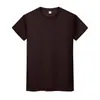 Camiseta 100% Algodão com Logo Personalizado, Gola Redonda Elegante de Manga Curta para Trabalho, Camisetas Culturais para Publicidade em Grupo, Roupas de Trabalho, Bordado e Estampagem