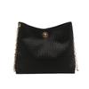 Bolso de Textura de Alta Calidad de Gran Capacidad para Mujer 2024 Invierno Nueva Moda Bolso de Hombro para Viajero Casual para Combinar con Todo Bolso Tote