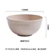 Cross-border Nordic palha de trigo 15CM casa queda-resistente grande tigela de arroz conjunto completo de comer tigela de plástico tigela de macarrão instantâneo atacado