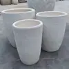 Plantação de Telhado Exportação Atacado Fabricante Vasos de Flores Personalizados de Cimento Fibra de Vidro Terraço de Flores de Rua Comercial Canteiro de Flores