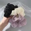Malla Francesa Respiración de Bebé Pedrería Large Intestine Goma para el Cabello para Mujer Goma para el Cabello de Sensación de Alta Gama Goma para el Cabello Elegante Flor para el Cabello Banda de Goma
