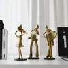 Traje de Músico Retro de Lujo Creativo Decoración Manualidades Sala de Estar Entrada Dormitorio Regalo de Mudanza Regalo de Cumpleaños