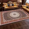 Alfombra retro persa para sala de estar estilo étnico manta para mesa de café sofá hogar área grande manta completa para dormitorio mesita de noche