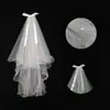 Accesorios de hilo blanco creativos Playa exterior velo lazo 2021 nupcial francés dulce tocado fotografía Mori
