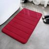 Alfombra de Piso de Terciopelo Coral Acolchada a Rayas Transfronteriza Fabricante Venta al por Mayor Alfombras de Baño Antideslizantes Entrega Inmediata Temu Amazon