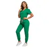 Comércio eletrônico transfronteiriço elástico secagem rápida lavagem à mão conjunto de roupas escova mão roupas hospital odontológico clínica oral salão de beleza roupas de trabalho