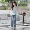 Conjunto de Verano para Niñas 2026 Nuevo Modelo para Estudiantes de Secundaria, Conjunto de Dos Piezas con Chaleco de Lentejuelas para Niños Grandes, Ropa Fina de Verano Estilo Coreano para Niños