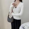 Cárdigan Chaqueta Temperamento Otoño Temprano Jiuzhi para Mujer Estilo Coreano Cuello en V Clavícula Suéter Tejido para Mujer Venta al por Mayor B8216