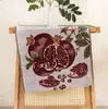 Toalla de Gasa de Algodón Puro, Toalla Facial Infantil de Cuatro Capas 100% Algodón Estilo Pastoral, Toalla de Mano para Colgar en la Cocina, Exportación al por Mayor