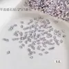 2*3.5mm decorações para nail art de zircônia cúbica em formato de losango com base plana, gemas de floco de neve deslumbrantes e da moda, acessórios de unha usáveis