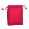 Bolsa de Flanela com Cordão Bolsa de Armazenamento Veludo Chanfrado Pano para Joias Bolsa de Flanela com Cordão Preto em estoque Bolsa