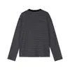 Nueva Camiseta de Manga Larga para Hombre Otoño 2026, 91.1% Lyocell, 8.9% Spandex, Tejido Acanalado de Lyocell 220G