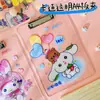Mijia Mascota Linda Milo Dibujo Animado Transparente Tablero A4 Carpeta Clip Tablero de Escritura Bloc para Exámenes Estudiantiles Carpeta de Oficina