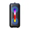 BT-2417 Altavoz Bluetooth Doble de 4 Pulgadas para Exteriores Conveniente Reproductor de U Disk Tarjeta Plug-in Altavoz Doble Karaoke Inalámbrico Portátil Audio