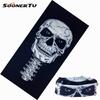 Pañuelo mágico multifunción sin costuras para montar a caballo, cálido, para Halloween, con calavera variable