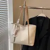 Bolso de Hombro de Moda 2026 con Elegante Bufanda de Seda, Bolso Tote Simple y Texturizado, Bolso de Mano Vintage de Gran Capacidad para el Trabajo