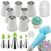Conjunto de bicos de confeitaria de aço inoxidável russo, uma variedade de bicos de confeitaria DIY completos para bolos, ferramentas de confeitaria de comércio eletrônico transfronteiriço