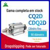 CQ2D80/CDQ2D80-10DMZ-15-20DCMZ-25-30-40-50-75-100 Cilindro com Suporte de Duas Orelhas