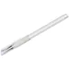Pluma de trazo de punto fijo para marca de tatuaje de cejas blanca, pluma de posicionamiento de belleza para tatuaje de microplástico impermeable, pluma marcadora de piel